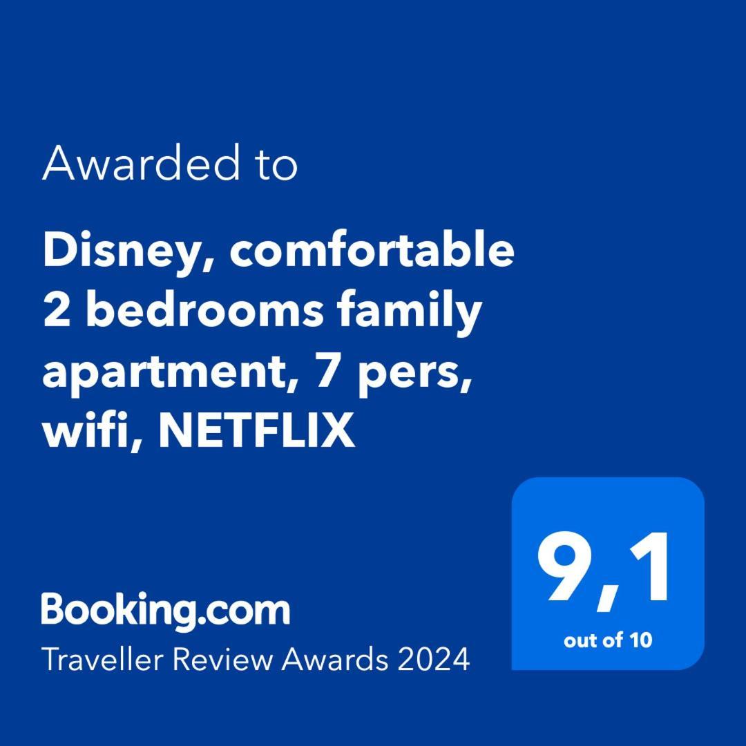 Disney, Comfortable 2 Bedrooms Family Apartment, 7 Pers, Wifi, Netflix Шеси Экстерьер фото
